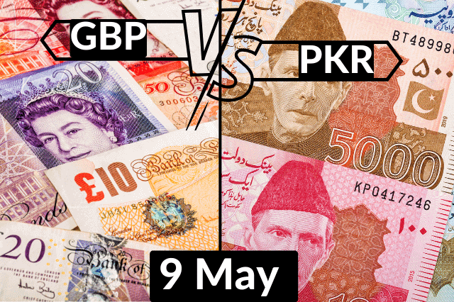 British Pound Rate in Pakistan 9 May 2023