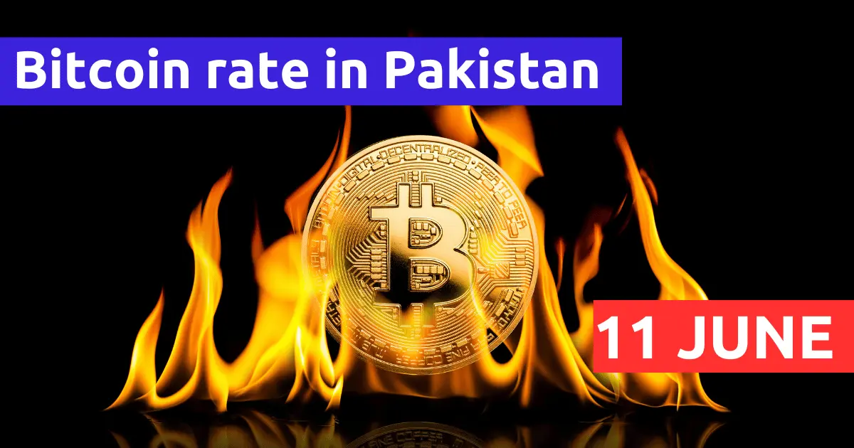 Bitcoin Rate in Pakistan - 11 June 2023