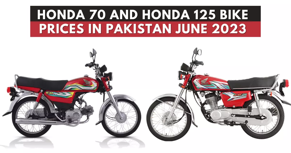 Honda 70 and Honda 125 Bike Prices in Pakistan June 2023