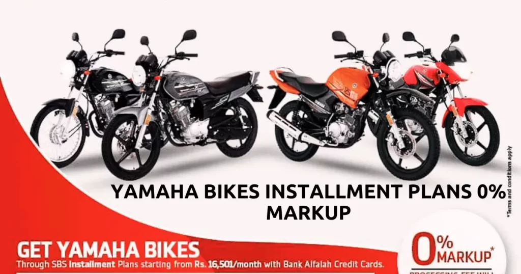 Yamaha's Exclusive Zero Markup Installment Plan