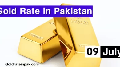 Gold Rate in Pakistan 9 July 2023