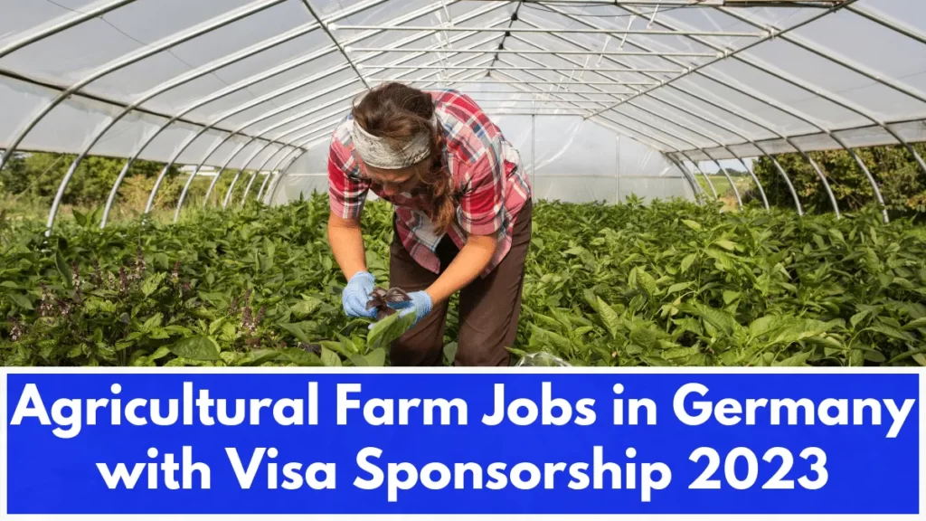 Agricultural Farm Jobs in Germany with Visa Sponsorship 2023