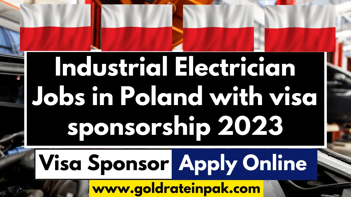 Industrial Electrician Jobs in Poland with visa sponsorship 2023