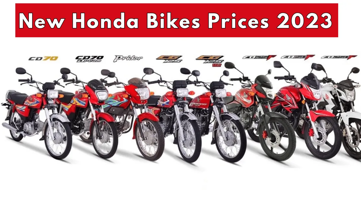 Latest New Honda Bikes Prices August 2023