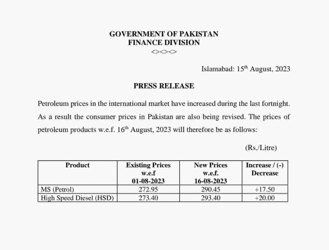 new-petrol-price-in-pakistan-16-august-2023