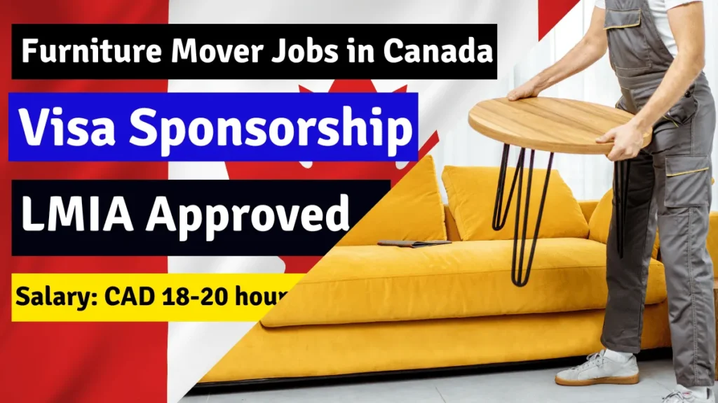 Furniture Mover Jobs in Canada (LMIA Approved) – Apply Online