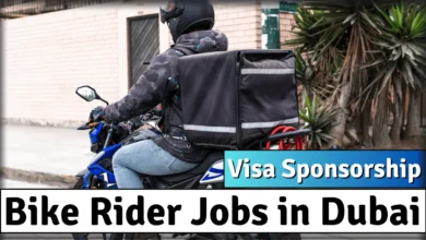 Bike Rider Jobs in Dubai with Visa Sponsorship