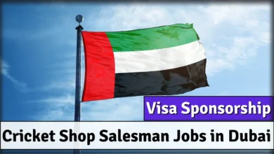 Cricket Shop Salesman Jobs in Dubai with Visa Sponsorship