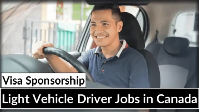 Light Vehicle Driver Jobs in Canada For Foreigners