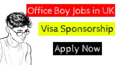 Office Boy Jobs in UK with Visa Sponsorship