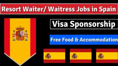 Resort Waiter/ Waitress Jobs in Spain with Visa Sponsorship