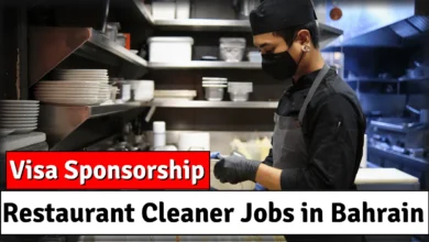 Restaurant Cleaner Jobs in Bahrain with Visa Sponsorship