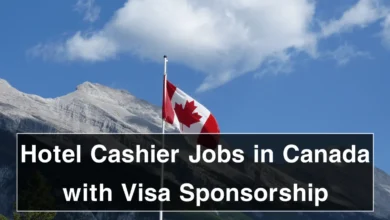 Hotel Cashier Jobs in Canada with Visa Sponsorship 2024