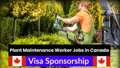 Plant Maintenance Worker Jobs in Canada with Visa Sponsorship