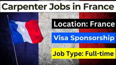 Carpenter Jobs in France with Visa Sponsorship 2024