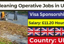 Cleaning Operative Jobs in UK 2024 - Visa Sponsorship