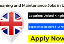 Cleaning and Maintenance Jobs in UK