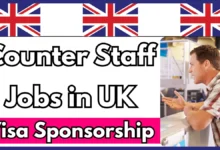 Counter Staff Jobs in UK with Visa Sponsorship 2024