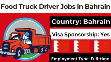 Food Truck Driver Jobs in Bahrain with Visa Sponsorship 2024