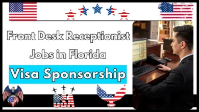 Front Desk Receptionist Jobs in Florida with Visa Sponsorship