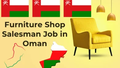 Furniture Shop Salesman Job in Oman Visa Sponsorship