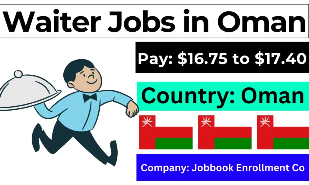 Waiter Jobs in Oman with Visa Sponsorship 2024