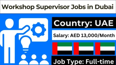 Workshop Supervisor Jobs in Dubai 2024 (Apply Now)