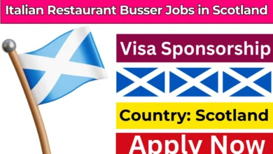 Italian Restaurant Busser Jobs in Scotland with Visa Sponsorship