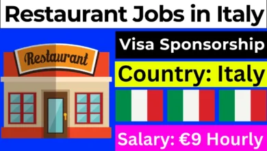 Restaurant Jobs in Italy with Visa Sponsorship