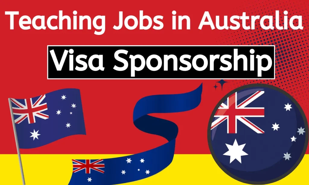 Teaching Jobs in Australia with Visa Sponsorship