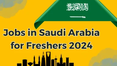 Jobs in Saudi Arabia for Freshers 2024