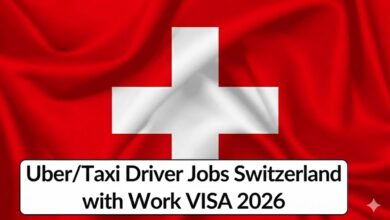Uber/Taxi Driver Jobs Switzerland with Work VISA 2026