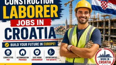 Construction Laborer Jobs in Croatia with Visa Sponsorship 2026