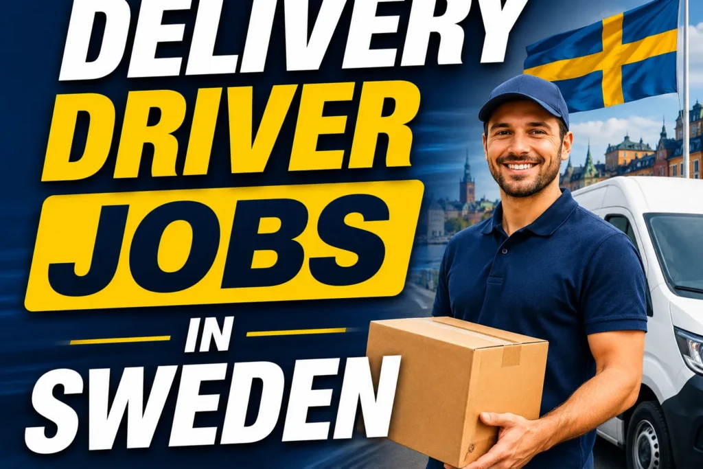 Delivery Driver Jobs in Sweden with Visa Sponsorship 2026