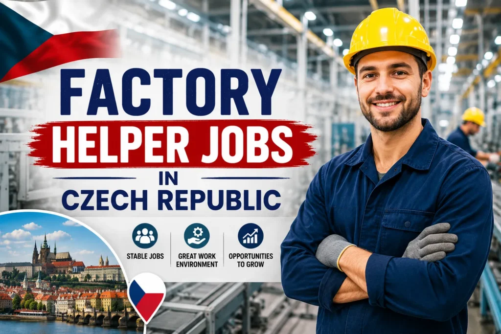 Factory Helper Jobs in Czech Republic with Visa Sponsorship 2026