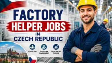 Factory Helper Jobs in Czech Republic with Visa Sponsorship 2026