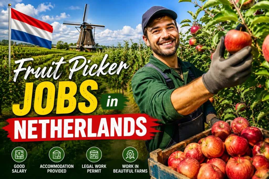 Fruit Picker Jobs in Netherlands with Visa Sponsorship 2026