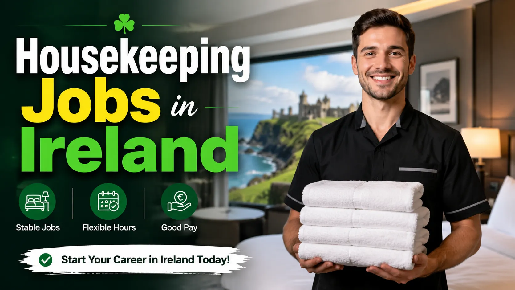 Housekeeping Jobs in Ireland with Visa Sponsorship for Foreigners 2026