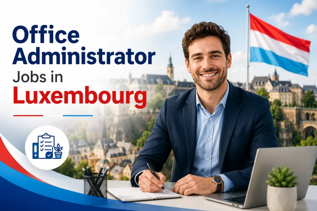 Office Administrator Jobs in Luxembourg with Visa Sponsorship 2026