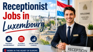 Receptionist Jobs in Luxembourg with Visa Sponsorship 2026