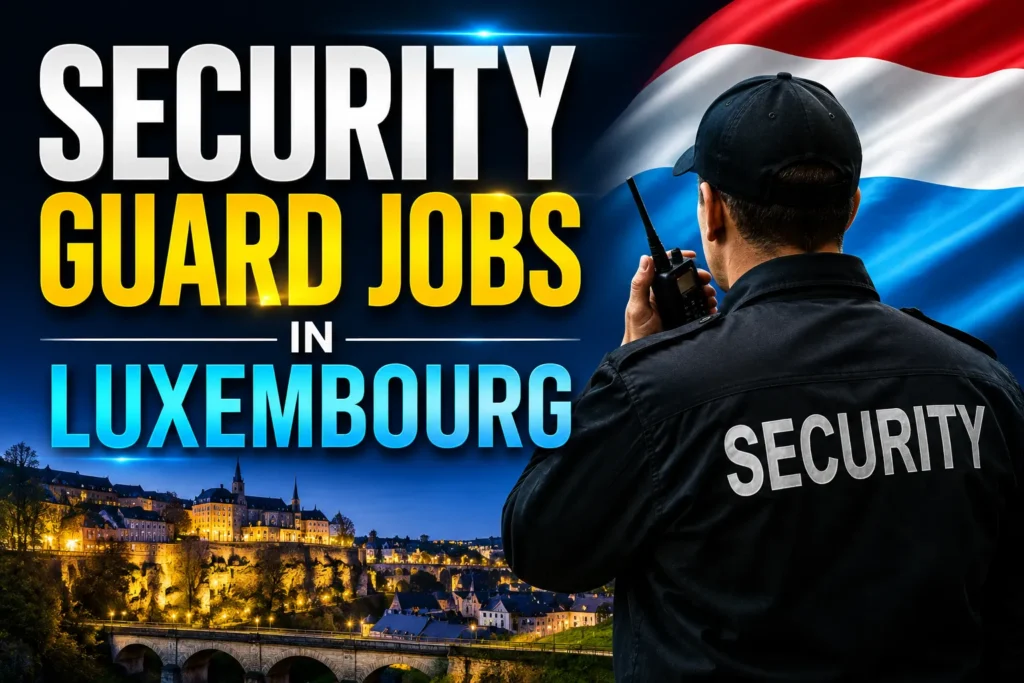 Security Guard Jobs in Luxembourg with Visa Sponsorship 2026