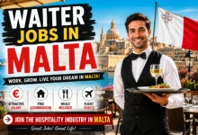 Waiter Jobs in Malta with Visa Sponsorship 2026