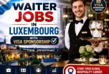 Waiter Jobs in Luxembourg with Visa Sponsorship 2026