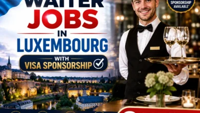 Waiter Jobs in Luxembourg with Visa Sponsorship 2026