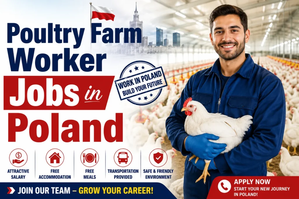Poultry Farm Worker Jobs in Poland with Visa Sponsorship 2026