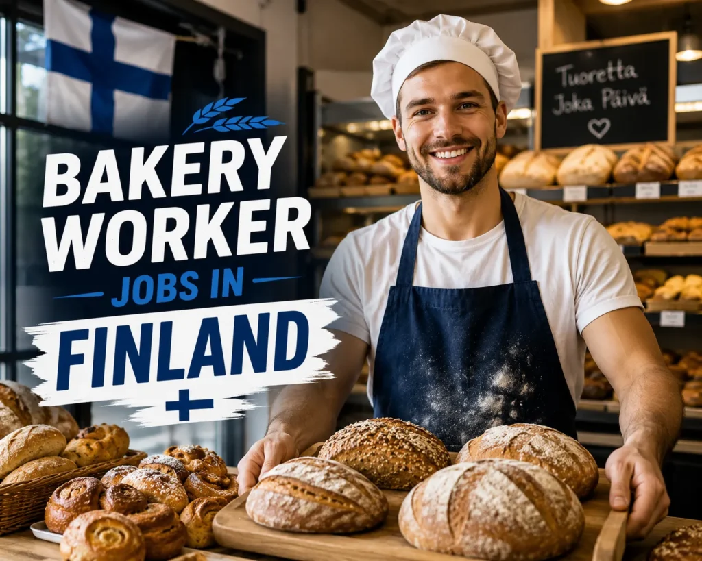 Bakery Worker Jobs in Finland with Visa Sponsorship 2026