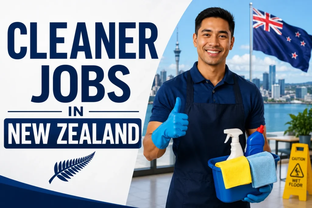Cleaner Jobs in New Zealand with Visa Sponsorship 2026
