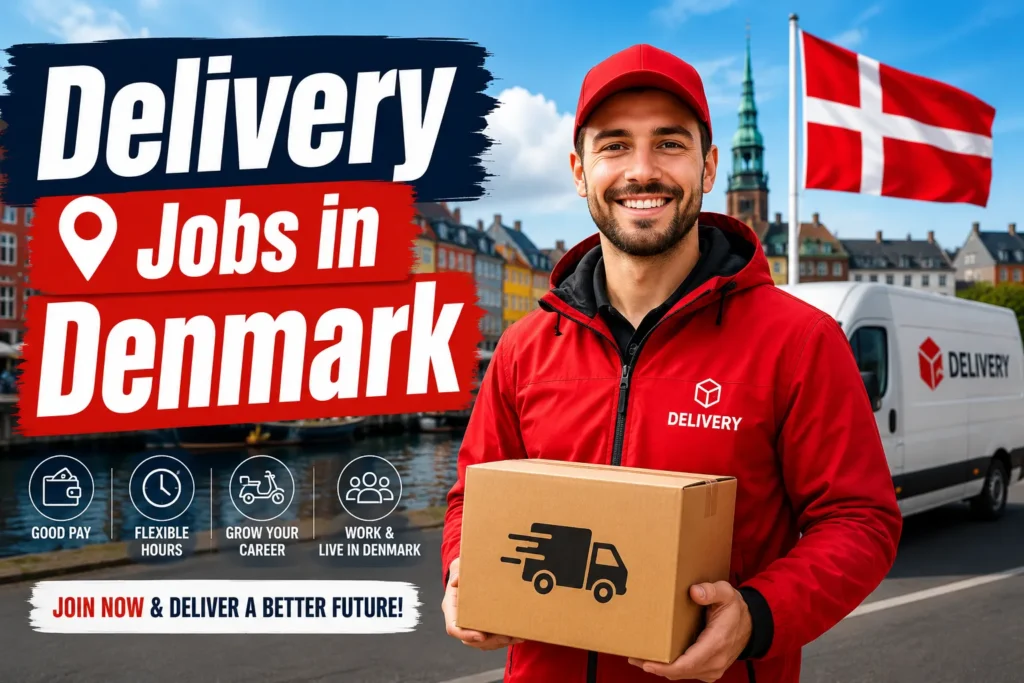 Delivery Jobs in Denmark with Visa Sponsorship 2026