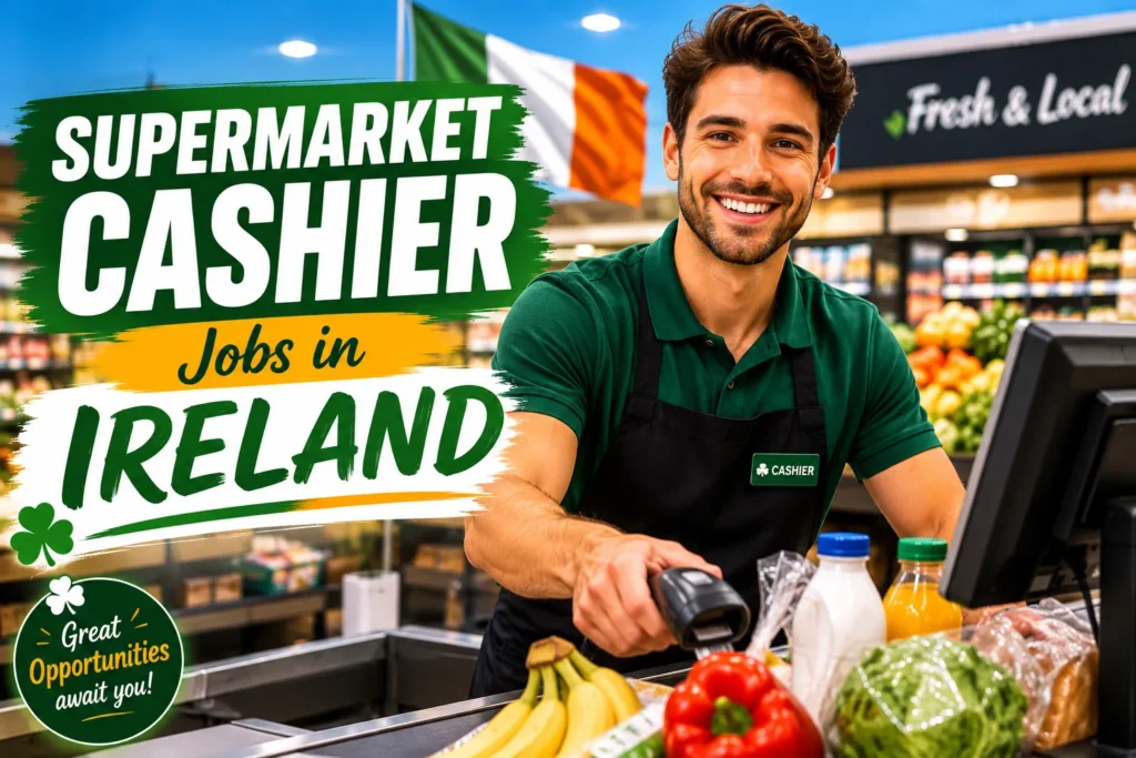 Supermarket Cashier Jobs in Ireland with Visa Sponsorship 2026