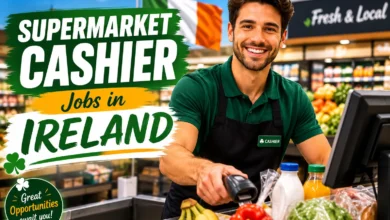 Supermarket Cashier Jobs in Ireland with Visa Sponsorship 2026